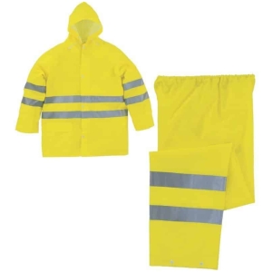 Conjunto lluvia reflectante PVC 604v2 • Vestuario Laboral Bazarot