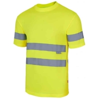 Camiseta alta visibilidad técnica Velilla 305505 • Vestuario Laboral Bazarot