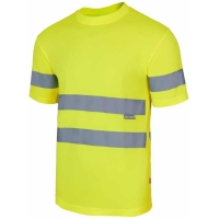 Camiseta alta visibilidad técnica Velilla 305505 • Vestuario Laboral Bazarot 3