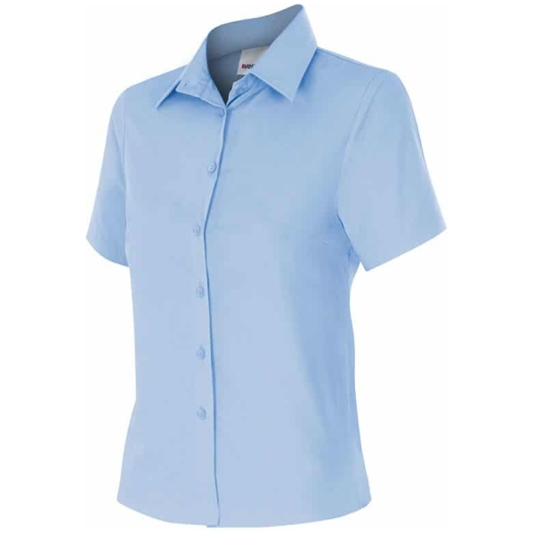 Camisa mujer manga corta Velilla  538 • Vestuario Laboral Bazarot 6