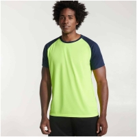 Camiseta deportiva manga corta estilo ranglan contraste INDIANAPOLIS Roly • Vestuario Laboral Bazarot 16